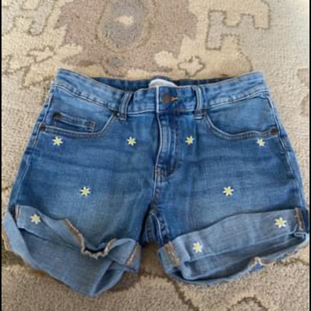 Tucker and Tate daisy shorts, girls 14